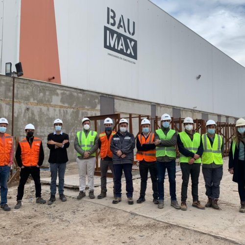 MDI 2020 visita a Baumax, 1° empresa de construcción robotizada en hormigón